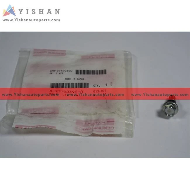 8-97190390-0 8971903901 M18x12.8 BOLT; OIL PAN M18X12.8 700P 4HK1 4HG1 4HF1